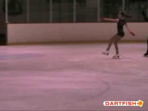 Computer Video Analysis Skating Jump: Triple Salchow With Pole Harness (Chris Conte)