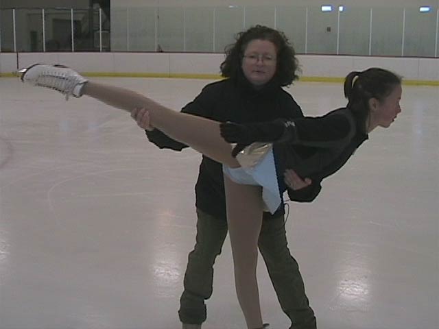 Figure Skating Spiral Variations (Sheila Thelen)
