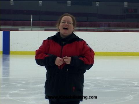 Champion Cords Help Skaters Spin Faster:  Back Spin (Sheila Thelen)