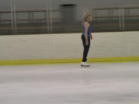 Figure Skating Slow Motion Video: Double Axel-Double Toe Combination (Page Lipe) (Trevor Laak)