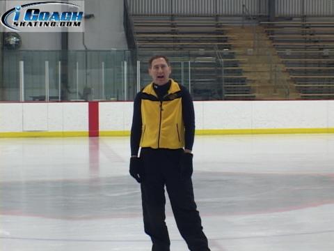 Adult Ice Skating:  Back Spin (Trevor Laak)
