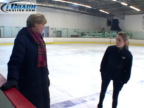 Lay Back Spin In Ice Skating:  Part 1 (Charyl Brusch)
