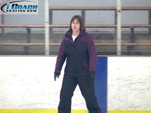 Figure Skating Forward Cross Strokes (Karen Olson)