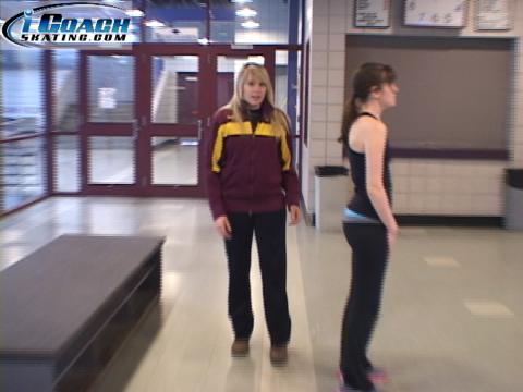 Off-ice Figure Skating Training To Lower Sit Spins – Part 2 (Kristina Anderson)