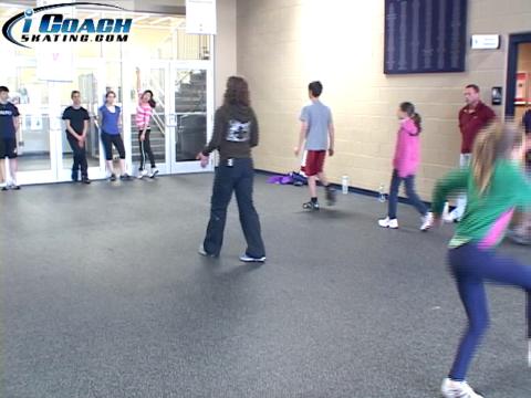 Figure Skating Off-ice Training: Off ice jump class – Part 6 (Kori Ade)