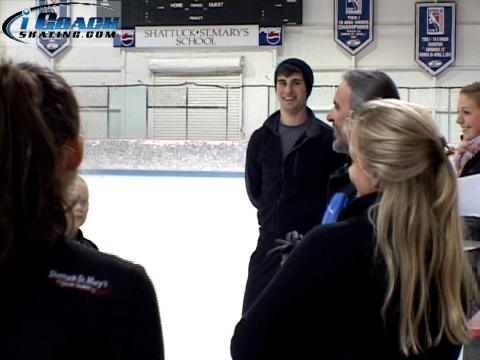 Figure Skating Stroking and Edge Drills – Russian Stroking (Pasquale Camerlengo)