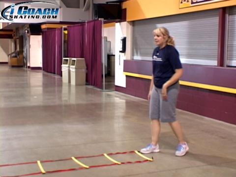 Figure Skating Off-Ice Training – Agility Ladder Part 2 (Kristina Anderson)