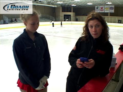 Double Axel Lesson Using On-Ice Harness (Kori Ade)