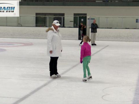 Sit Forward (Pancake) and Sit Behind Spin Lesson (Kim Ryan)