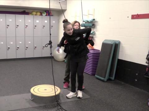 Off Ice Harness Axel Training Continued (Sheila Thelen)