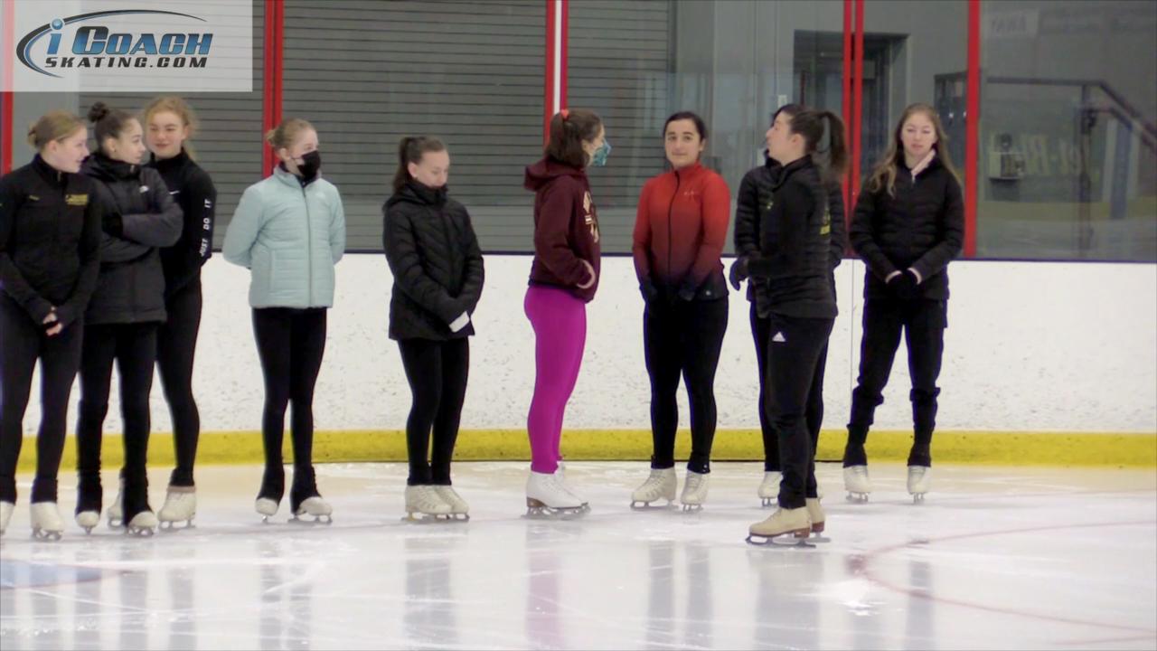 USFS Preliminary Skating Skills – Part 3, Forward Power Three Turns (Kate Charbonneau)