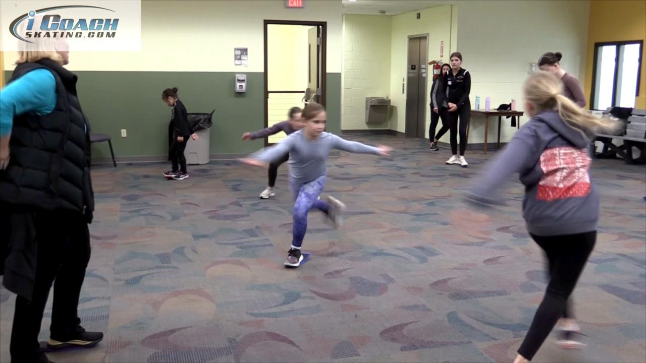 Off Ice Spin Class – Part 6, Sit Spin and Intro to Combos (Kim Ryan)